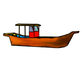 ícone logotipo adesivo pescaria barco png
