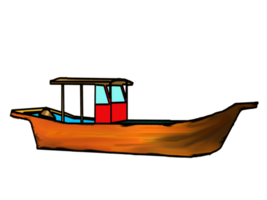 icono logo pegatina pescar barco png