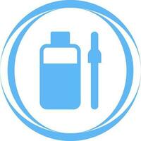 Bottle and Dropper Vector Icon