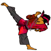 icon logo sticker Malay warrior self defense school club png