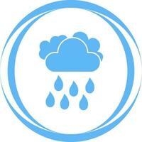 icono de vector de lluvia ligera