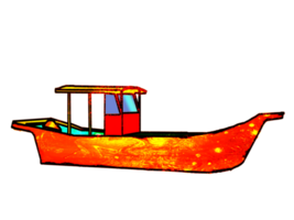 icon logo sticker fishing boat png