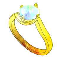 icoon sticker illustratie diamant ring png