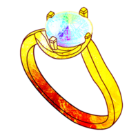 icono pegatina ilustración diamante anillo png