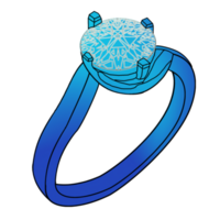 ícone adesivo ilustração diamante anel png