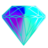 icône logo autocollant diamant png