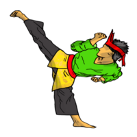 icon logo sticker Malay warrior self defense school club png