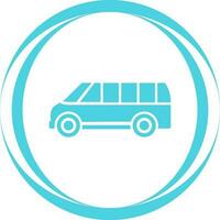 icono de vector de autobús de entrega