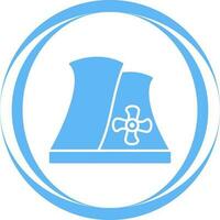 Nuclear Plant Vector Icon