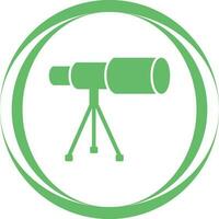 Telescope on Stand Vector Icon