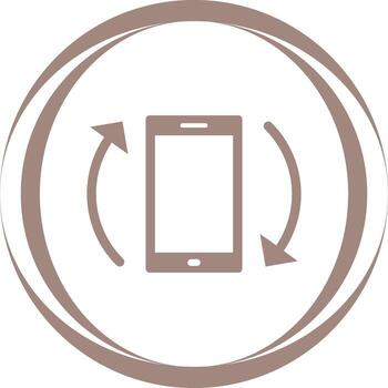 Auto rotation Vector Icon