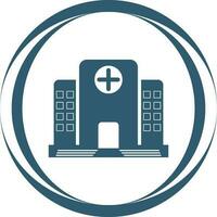 icono de vector de hospital