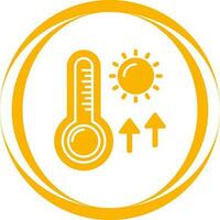 High Temperatures Vector Icon