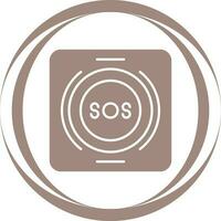 Emergency Button Vector Icon
