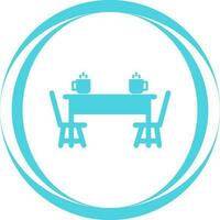 Dining Table Vector Icon