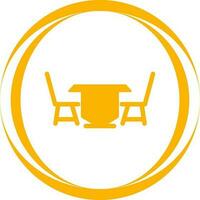 Lunch Table Vector Icon