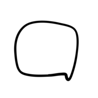 speech bubble outline png