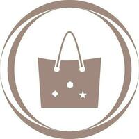 Bag with Tags Vector Icon