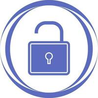 Open Lock Vector Icon Vector Icon