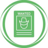 Wanted Poster Vector Icon