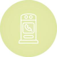 Phone Booth Vector Icon