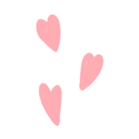 pink heart watercolor png