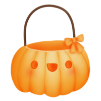 halloween pumpa vattenfärg png