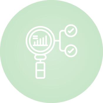 preceptivo analítica vector icono