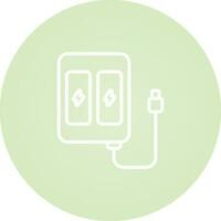 Backup phone charger Vector Icon