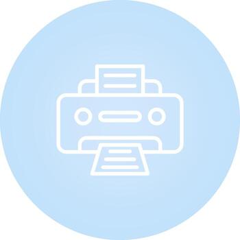 icono de vector de impresora