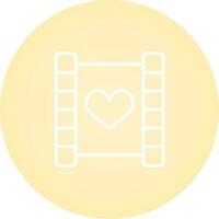 Love story movie Vector Icon