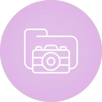 documento cámara vector icono