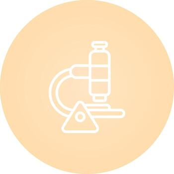 icono de vector de microscopio