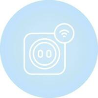 Smart Plug Vector Icon