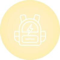 Smart Backpack Vector Icon