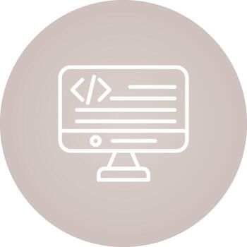 Programming Language Vector Icon