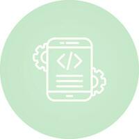 Mobile App Development Vector Icon