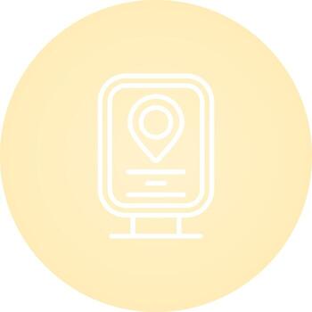 interactivo monitor vector icono