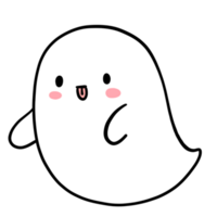 schattig halloween-spook png