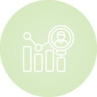 Customer Analytics Vector Icon