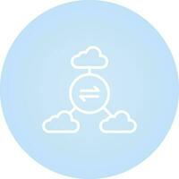 Multi-Cloud Vector Icon