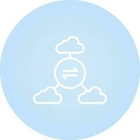 Multi-Cloud Vector Icon