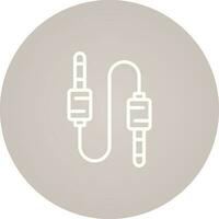 Audio Cable Vector Icon