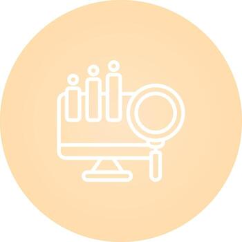 Big Data Analytics Vector Icon