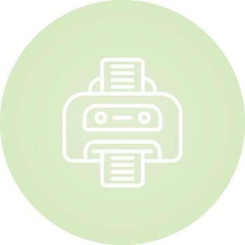 icono de vector de impresora