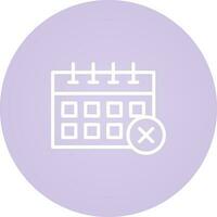 Canceled Vector Icon