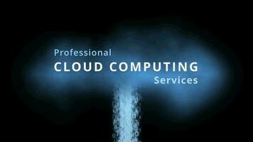 Binary data stream into Professional growing Cloud Computing Services as Cloud Computing service provider for resource pooling and big data analytics service by artificial intelligence algorithms video