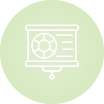 icono de vector de visualización de datos