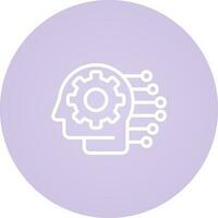 Machine Learning Vector Icon