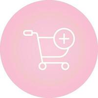 Shoping Cart Add Vector Icon